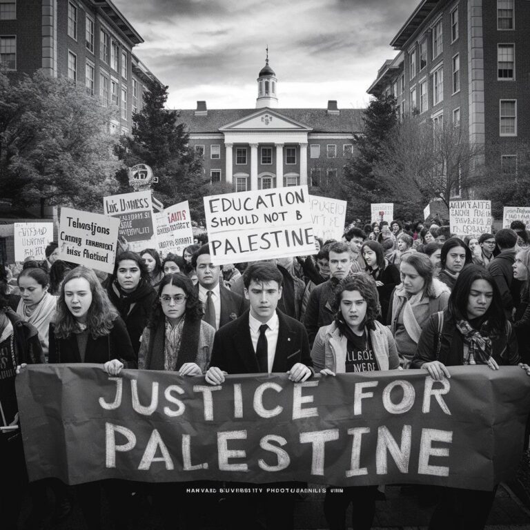 Harvard Students Protest Against University’s Stance on Palestine