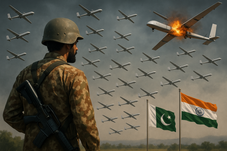 Pakistan-India Tensions: India’s Drone Offensive Falters as Pakistan Shoots Down 25 Israeli-Made Harops